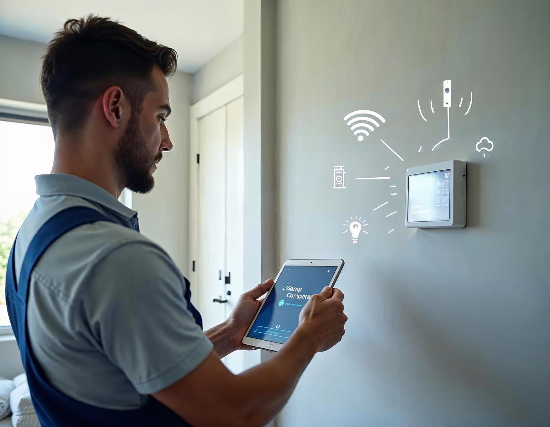 Hochwertige Fliesen zum Klicken - Smart-Home-Wohnkonzept