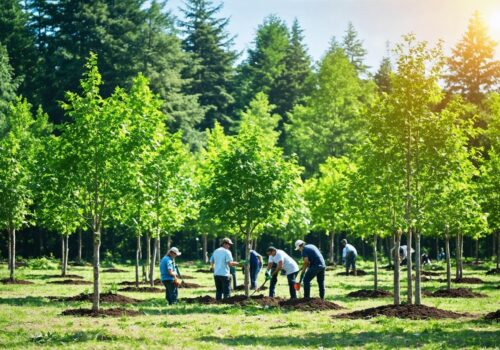 Baumpflanzprojekte: Gemeinsam für grüne Zukunft