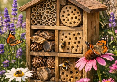 So finden Nützlinge im Garten eine neue Heimat